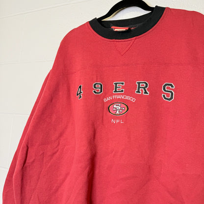 90s San Francisco 49ers NFL Crewneck Sz XL (B2320)