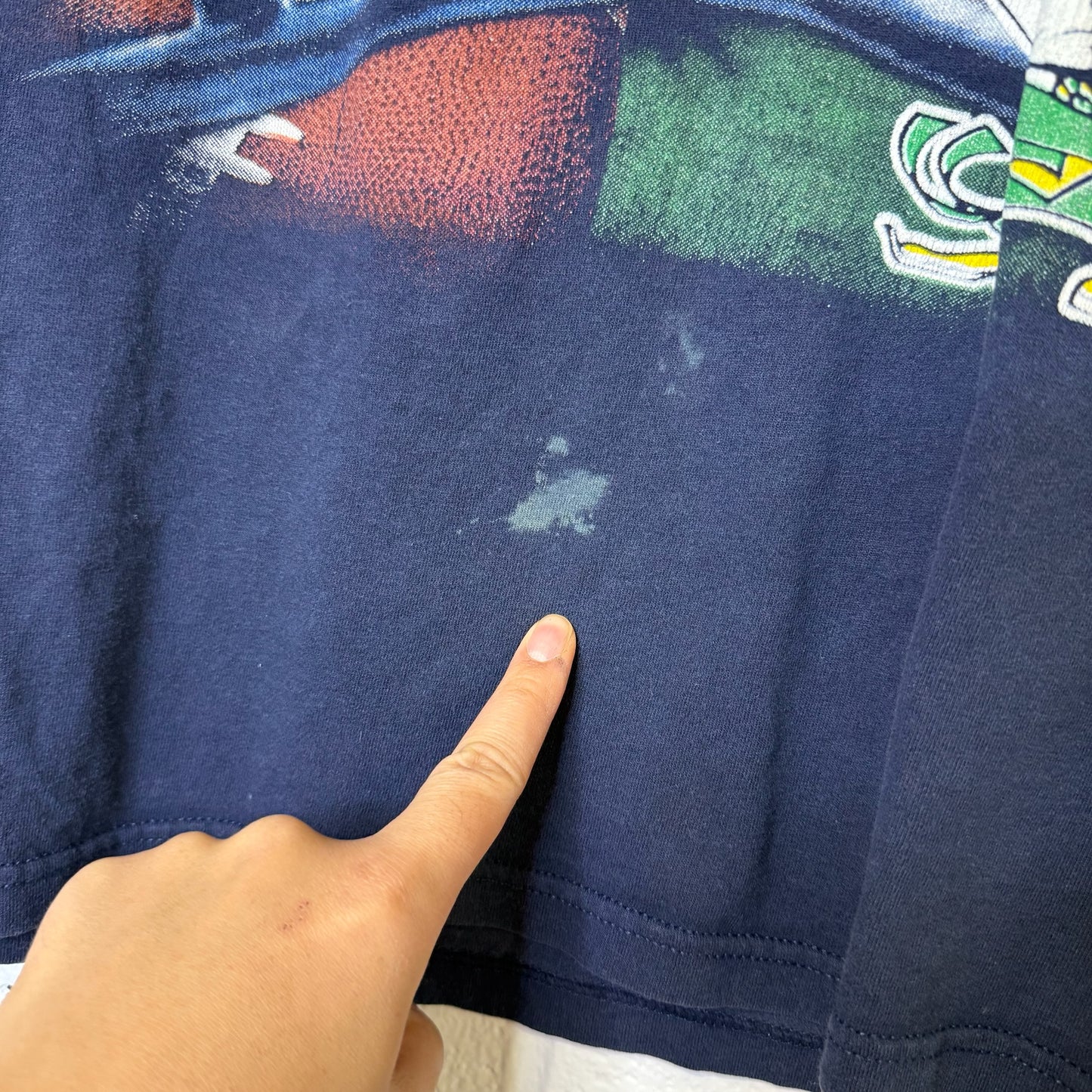 90's Notre Dame Fighting Irish Nutmeg NCAA T-Shirt Sz XL  (B2149)