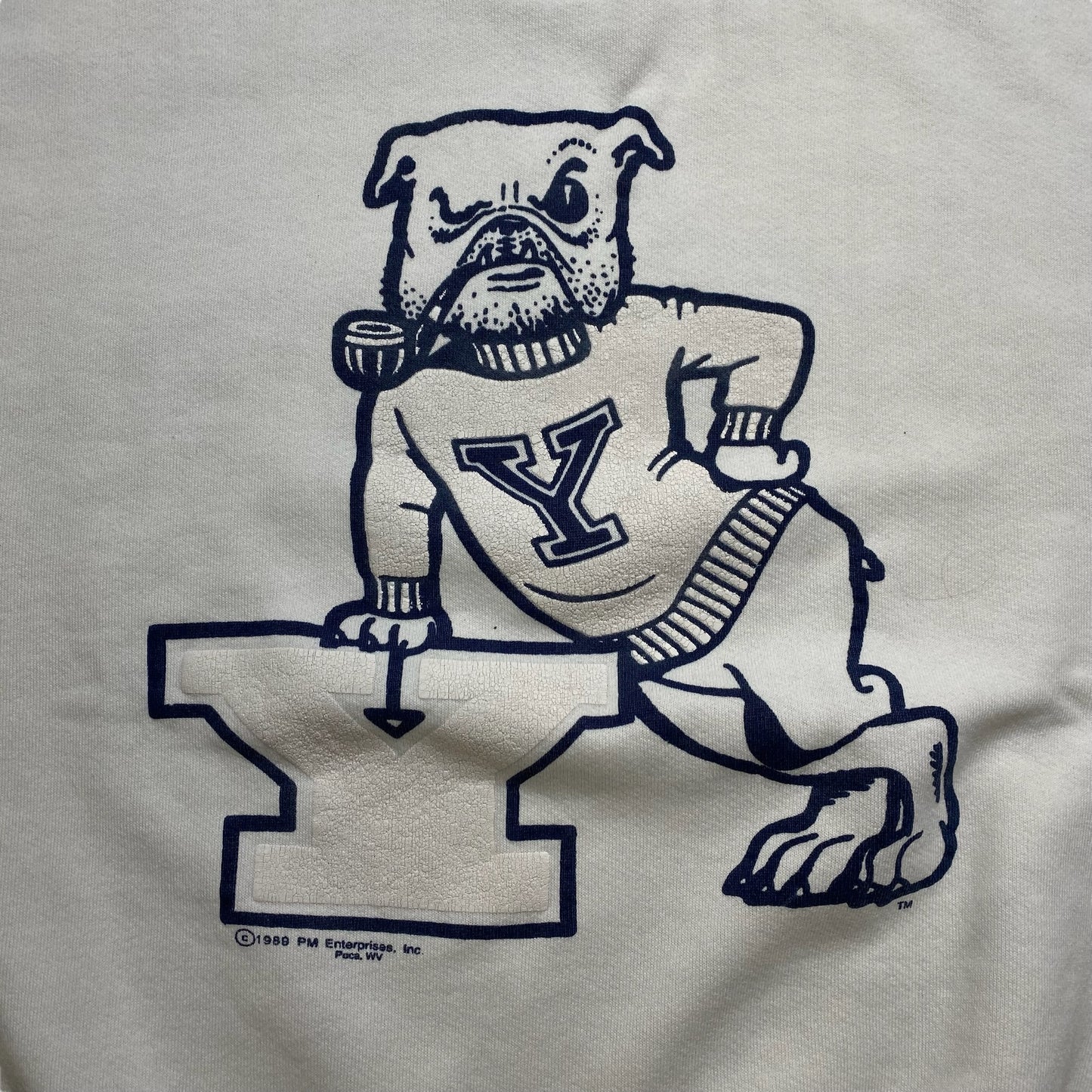 1989 Yale Bulldogs Crewneck Sz XL (A4362)