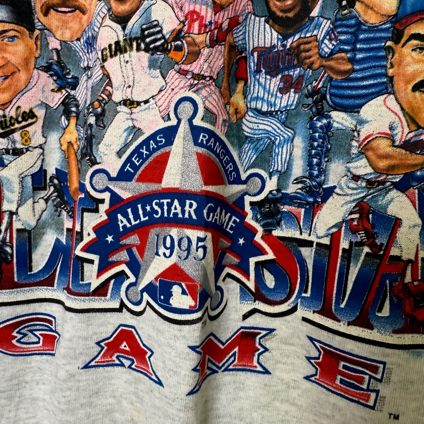 1995 MLB All Star Game Salem T-shirt Sz M (B1652)