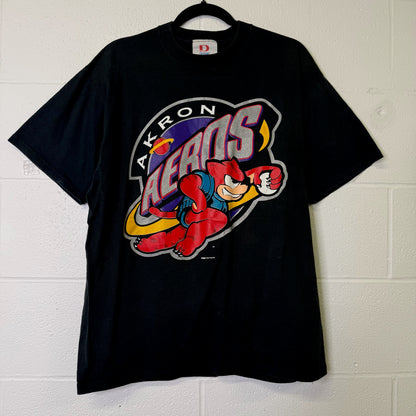 90's Akron Aeros T-shirt Sz L (B1619)