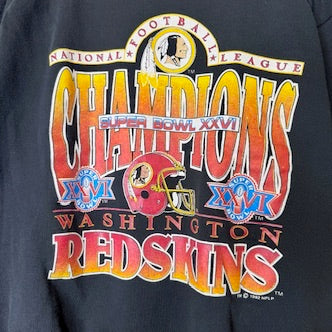 1992 Washington Redskins NFL Champions Crewneck Sz XL (B2105)