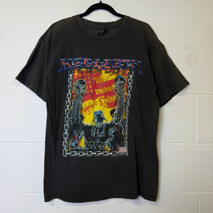 1998 Megadeth Chaos Comics Band T-Shirt Sz XL (B658)