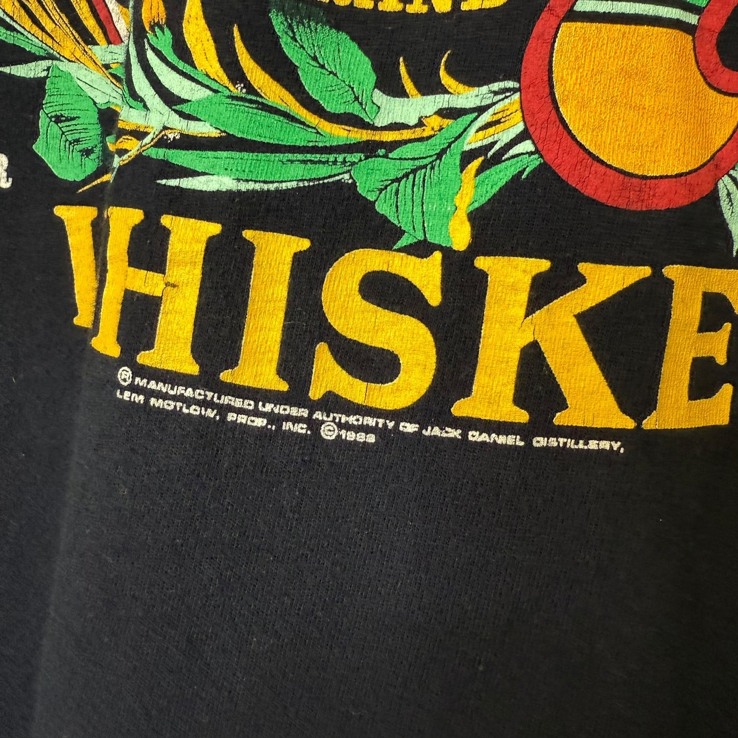 1988 Jack Daniel's Whiskey T-shirt Sz L (B601)