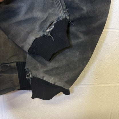 Carhartt Sun Faded Black Hooded Jacket Sz M (B1780)