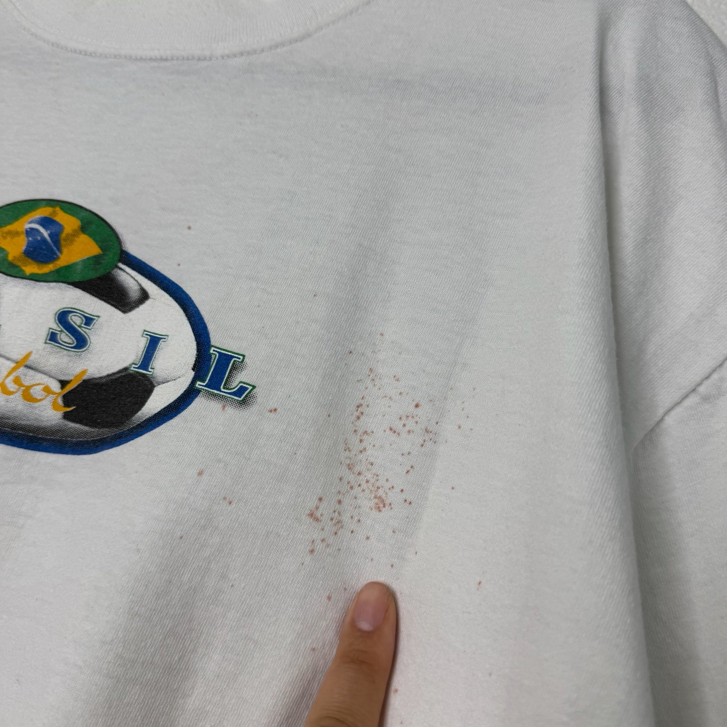 1998 World Cup Soccer Brazil T-Shirt Sz XL