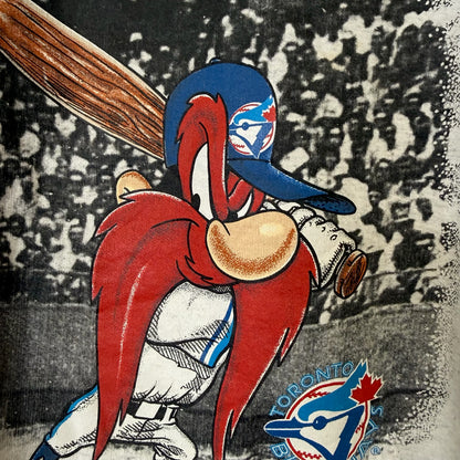 1994 Elmer Fudd Blue Jays Crewneck Size L (B2566)