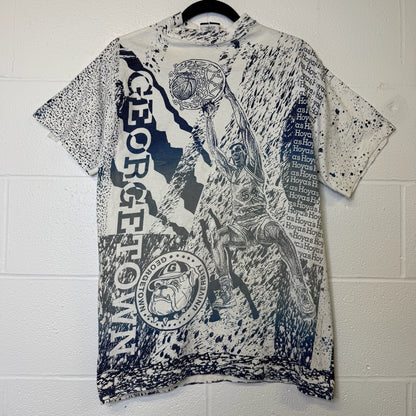 90's Georgetown Hoyas NCAA T-Shirt Sz L (B2167)