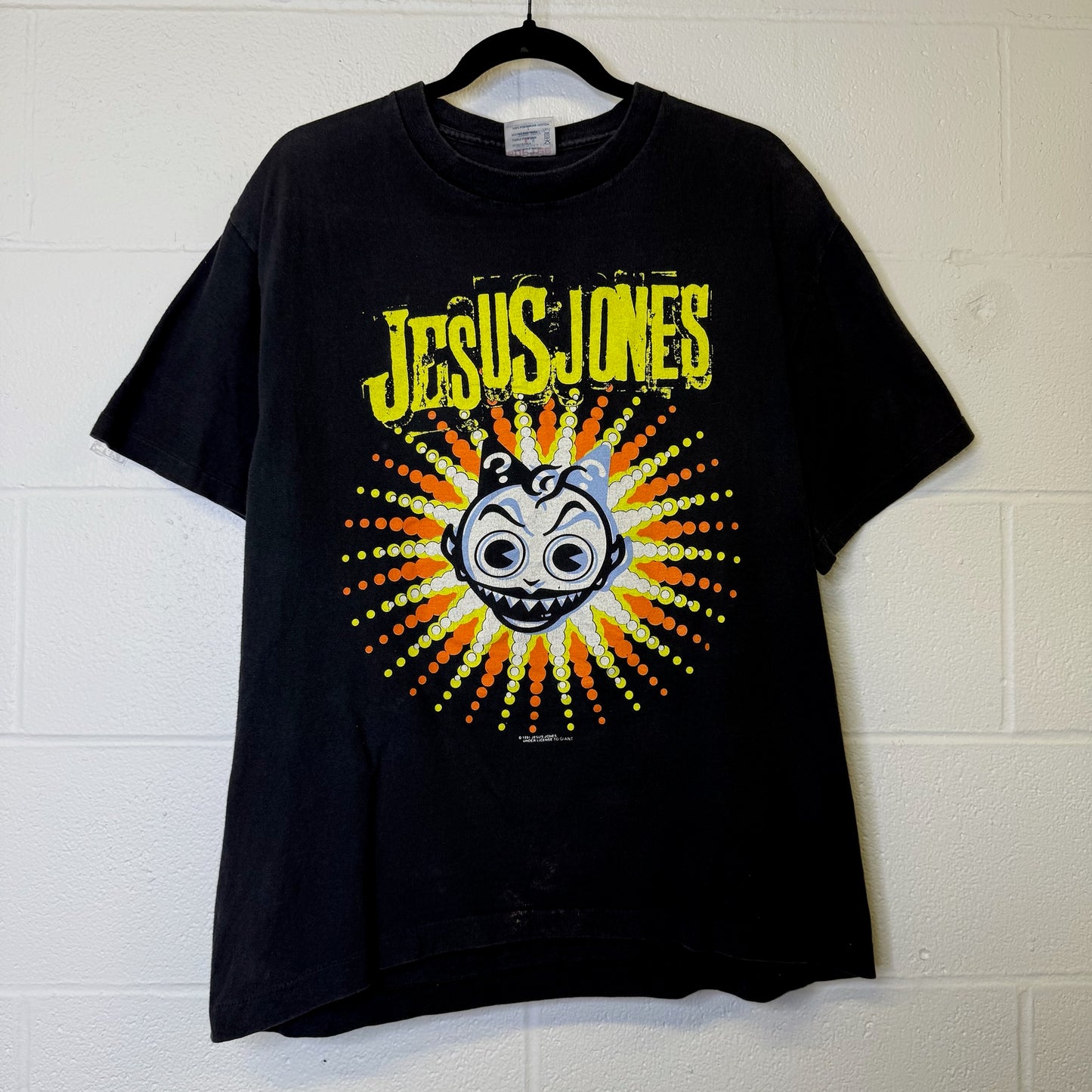 1991 Jesus Jones Tour T-Shirt Sz L (B657)