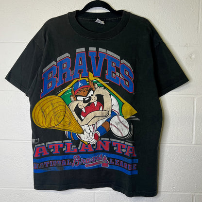 1993 Atlanta Braves Taz MLB T-shirt Sz XL (B2442)