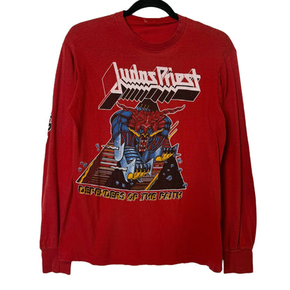 1987 Judas Priest Defenders Tour Long Sleeve Shirt Sz M