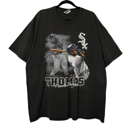 90's Chicago White Sox Frank Thomas MLB T-shirt Sz 2XL (B579)
