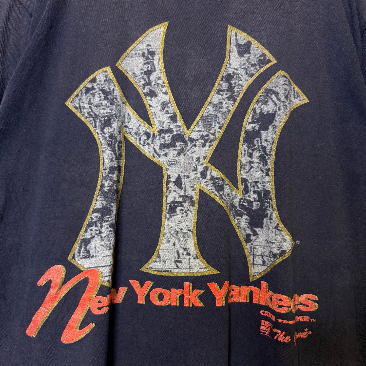 90's New York Yankees MLB T-shirt Sz L (A6350)