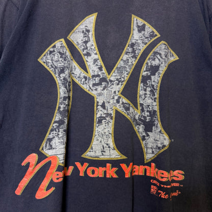90's New York Yankees MLB T-shirt Sz L (A6350)