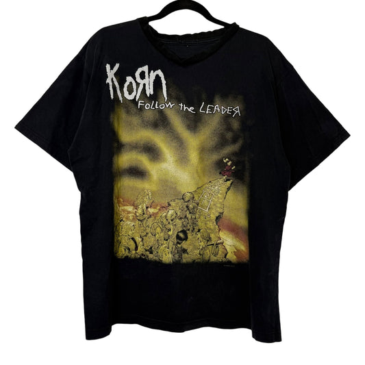90's Korn Follow The Leader Band T-Shirt  (B2139)
