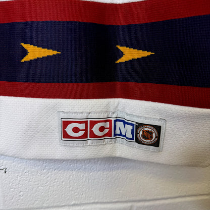90s Atlanta Thrashers CCM Hockey NHL Jersey Autographed Sz L (B1981)
