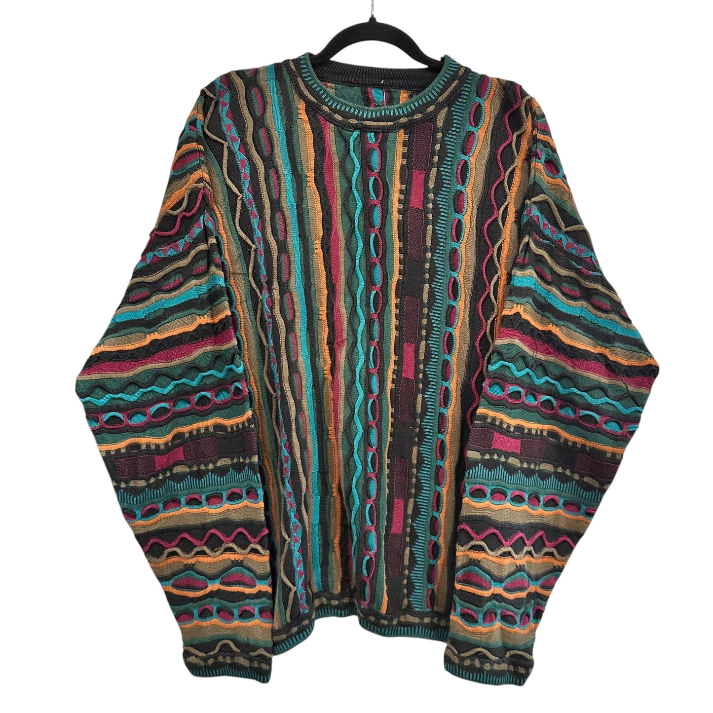 90's Coogi Style Knit Sweater Sz XL (A7483)