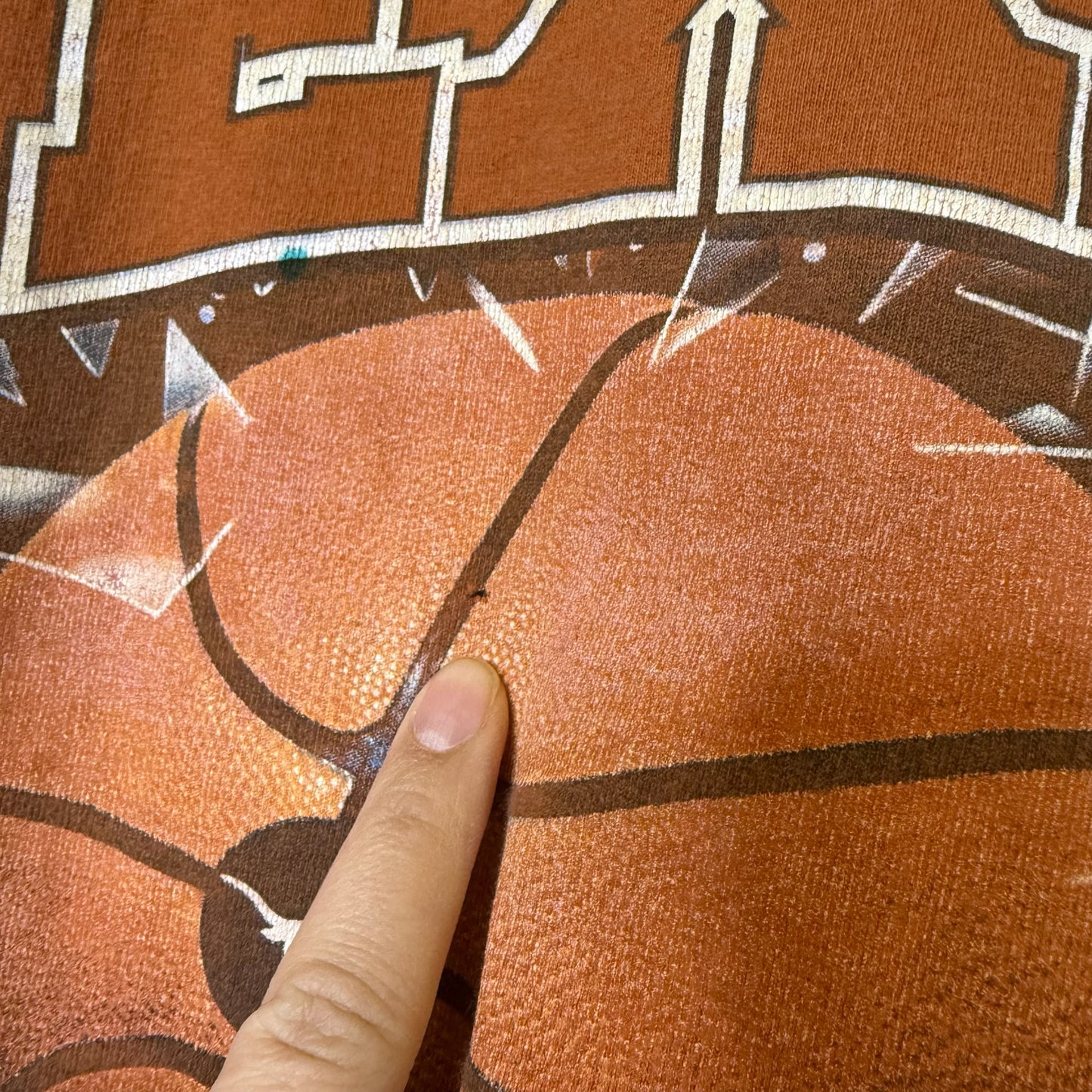 90's Texas Longhorns NCAA T-Shirt Sz L  (B2168)