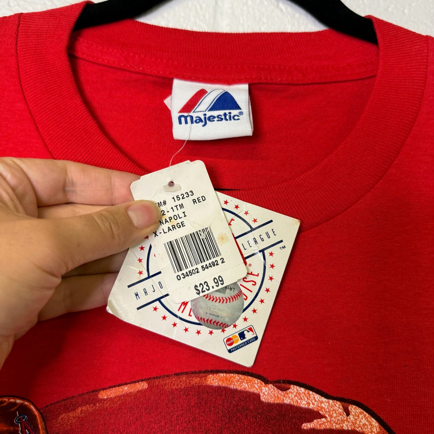 2000s Anaheim Angels Miek Napoli MLB T-Shirt Sz XL (B1610)