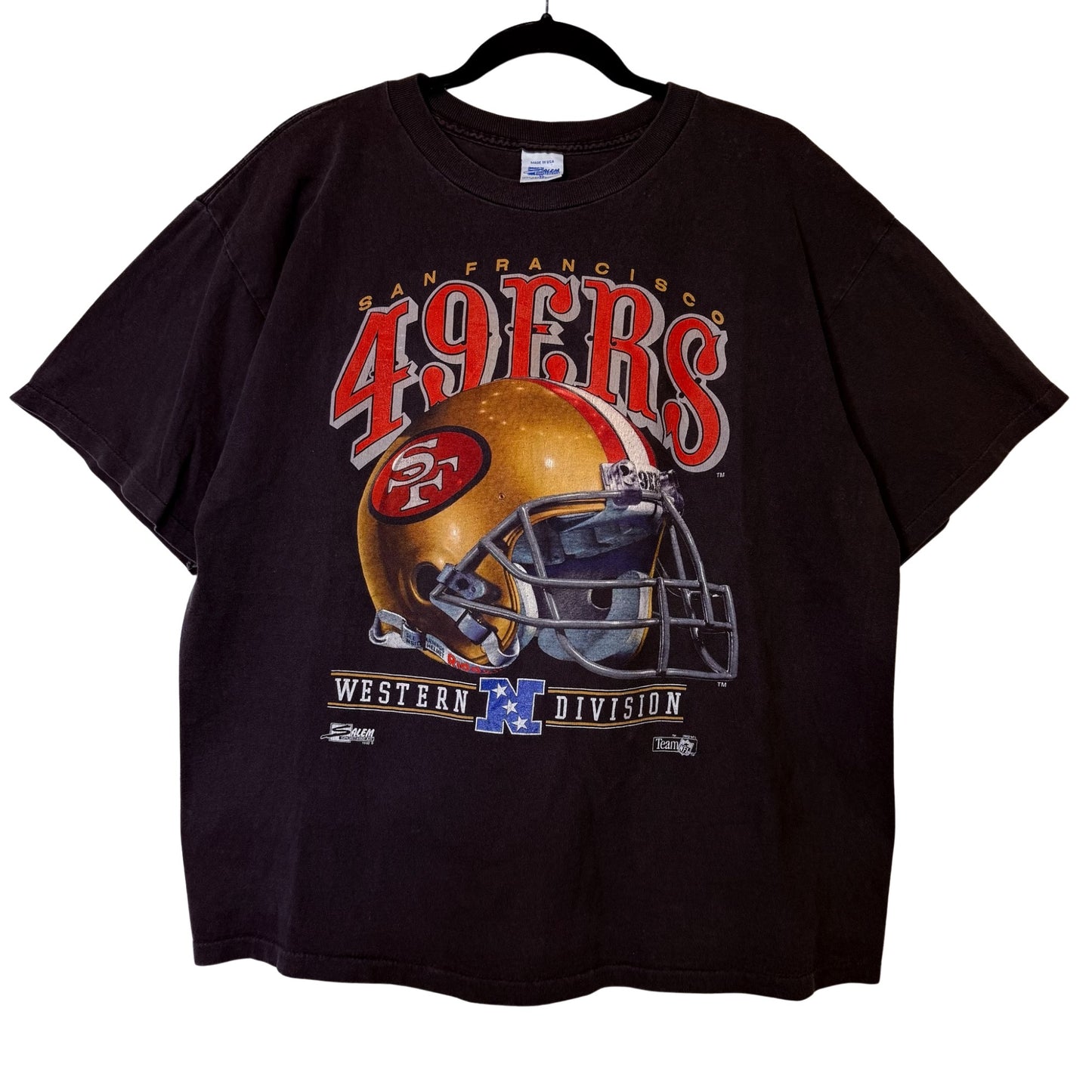 1992 San Francisco 49ers NFL T-shirt Sz XL (B2366)
