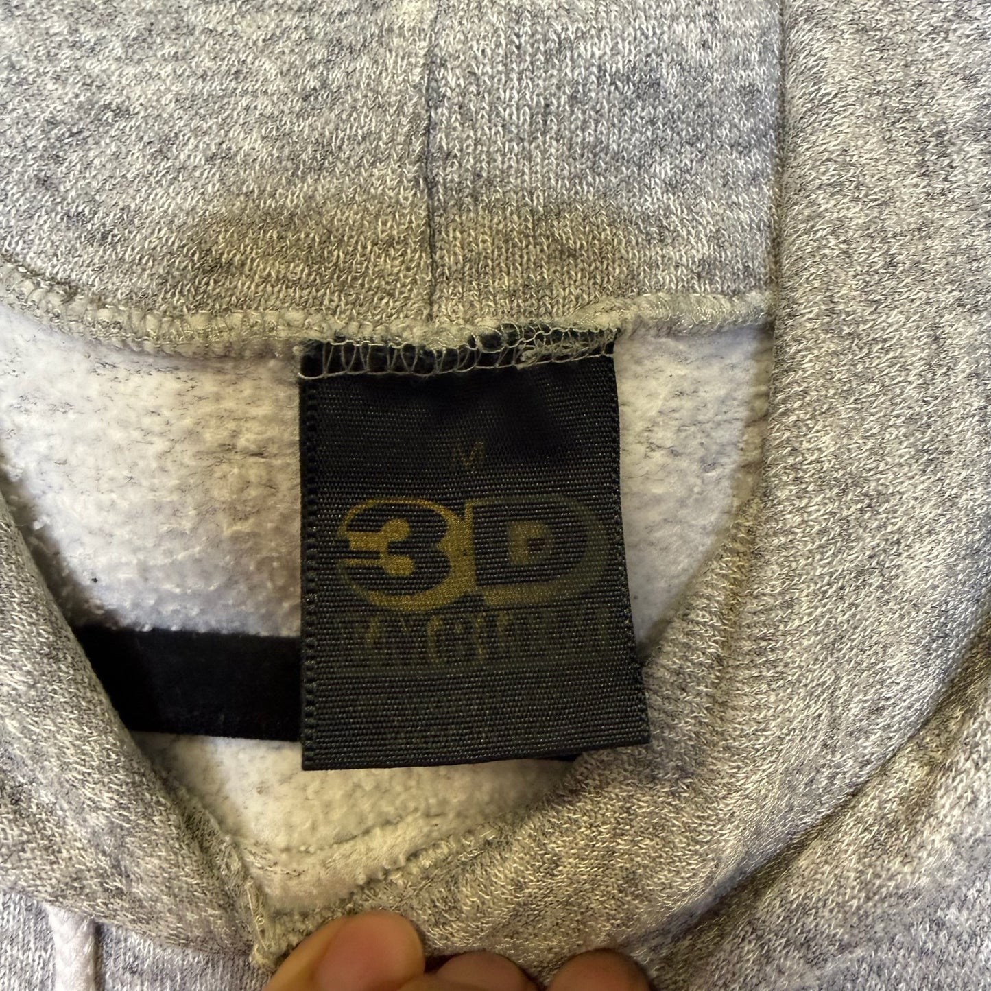 80s Harley Davidson 3D Emblem Saskatoon Chop Shop Hoodie Sz S