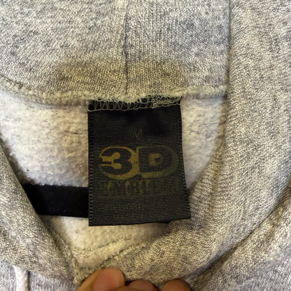 80s Harley Davidson 3D Emblem Saskatoon Chop Shop Hoodie Sz S