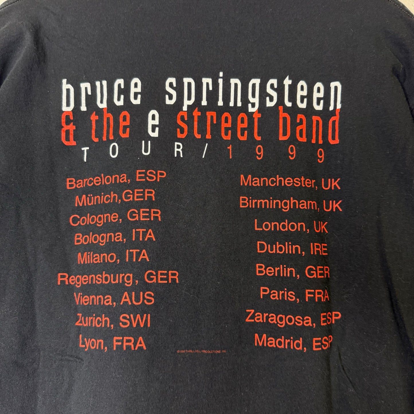 1999 Bruce Springsteen Tour T-Shirt Sz XL (B2632)