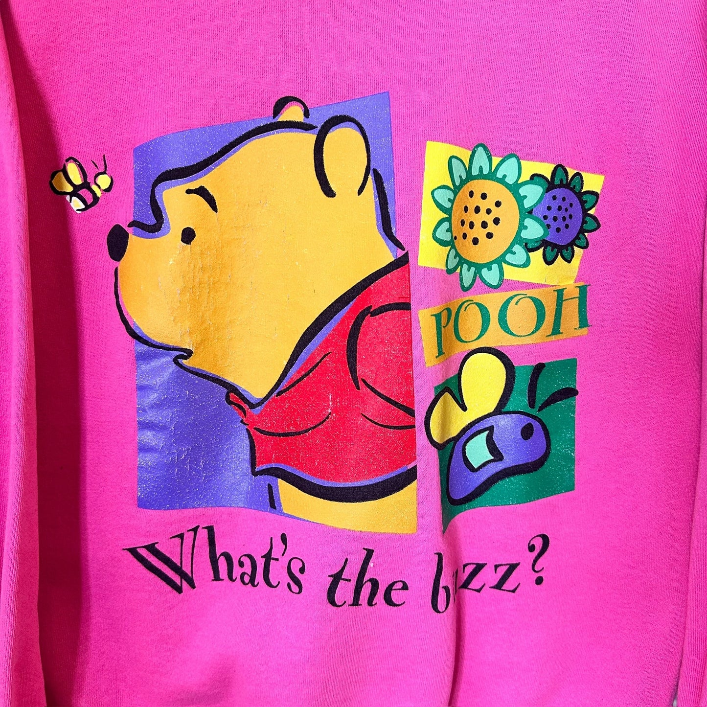 90's Winnie The Pooh Crewneck Sz L (A8061)