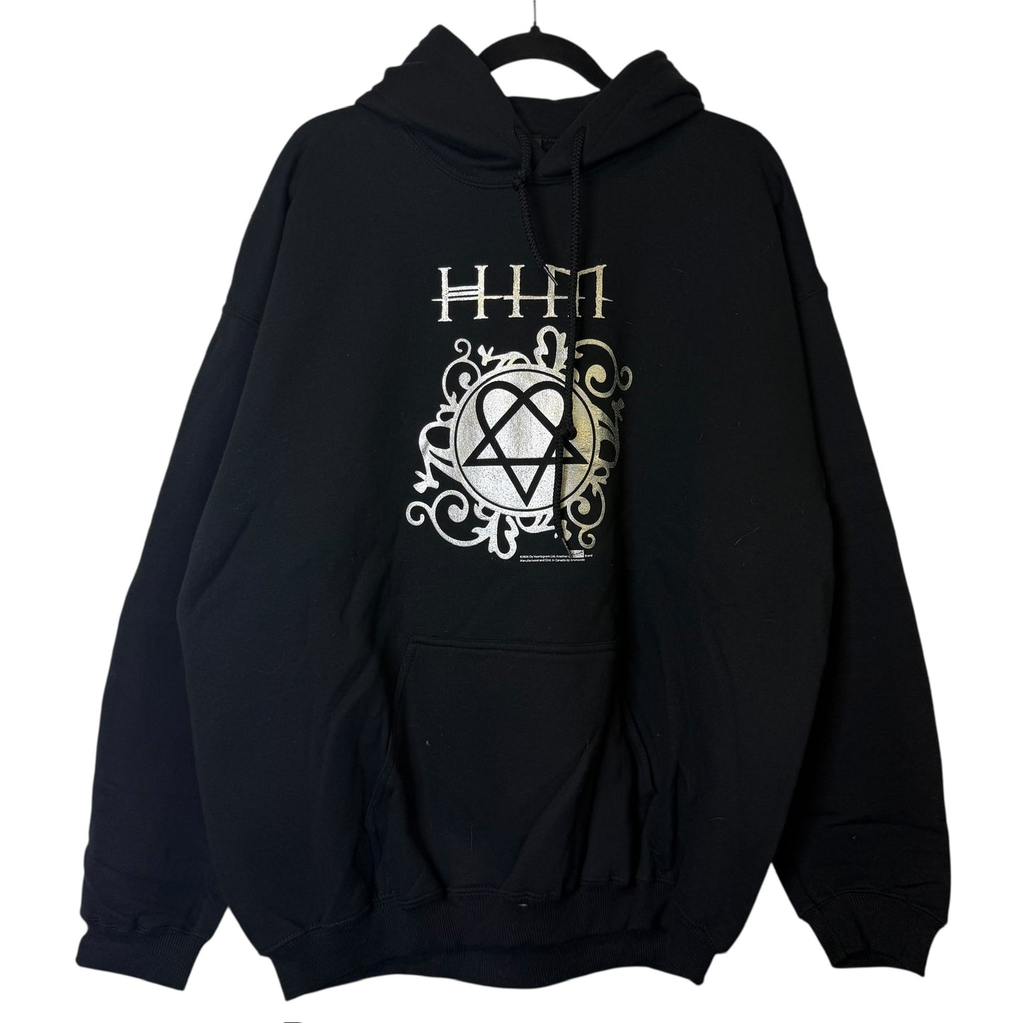 2004 HIM Heartagram Hoodie Sz XL