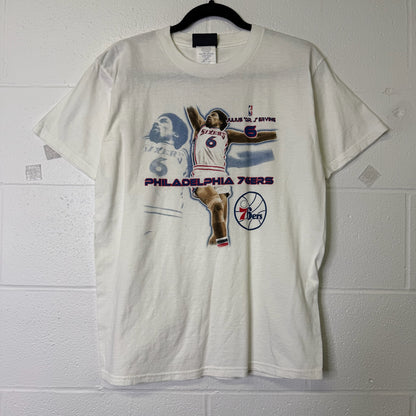 2000s Julius Irvin Philadelphia 76ers MLB T-shirt Sz L (B1608)