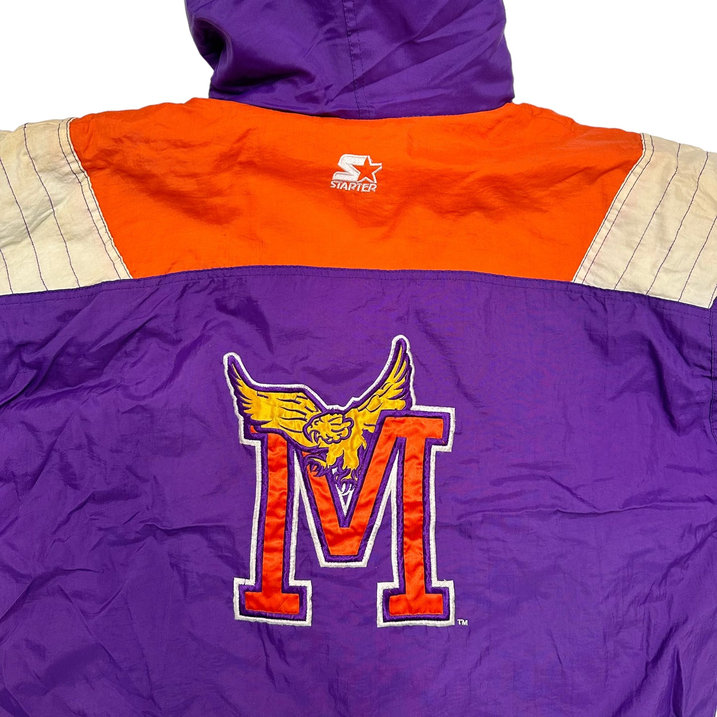 90s Minnesota State Screaming Eagles Starter Jacket Sz L (A3296)