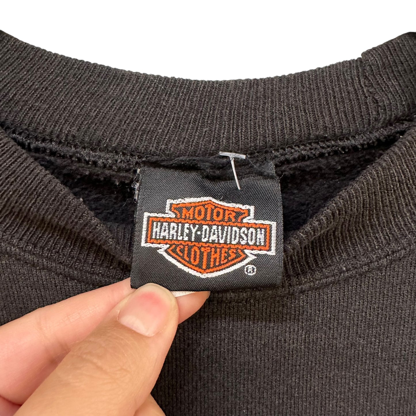 1992 Harley Davidson Motorcycle Crewneck Sz XL (A6612)