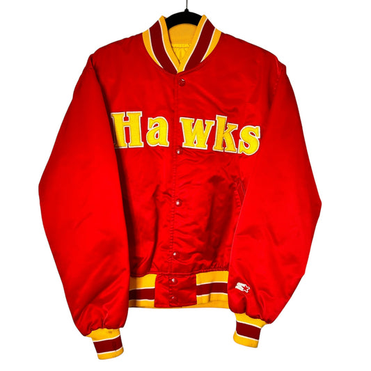 90's Atlanta Hawks NBA Starter Satin Jacket Sz M