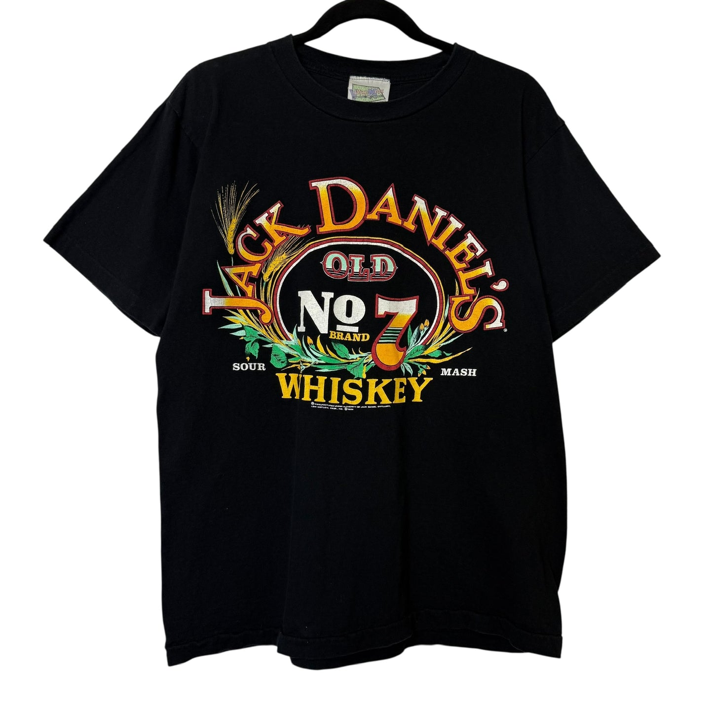 1988 Jack Daniel's Whiskey T-shirt Sz L (B601)