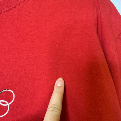 2000s White Stripes T-Shirt Sz L (B2247)