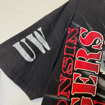 90's Wisconsin Badgers NCAA T-shirt Sz XL (B617)