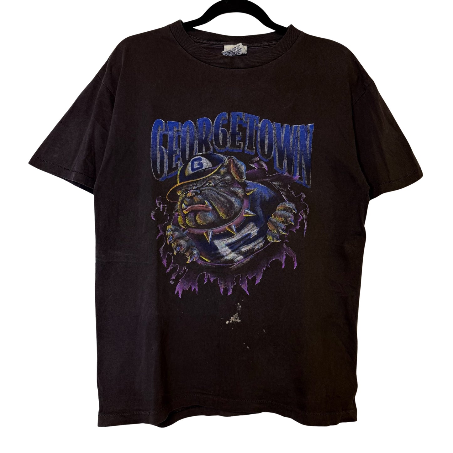 90s Georgetown Hoyas Nutmeg Breakthrough NCAA T-shirt Sz XL (B2529)