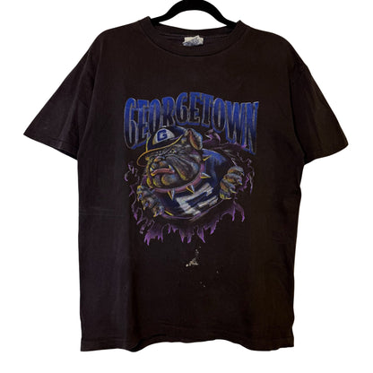 90s Georgetown Hoyas Nutmeg Breakthrough NCAA T-shirt Sz XL (B2529)