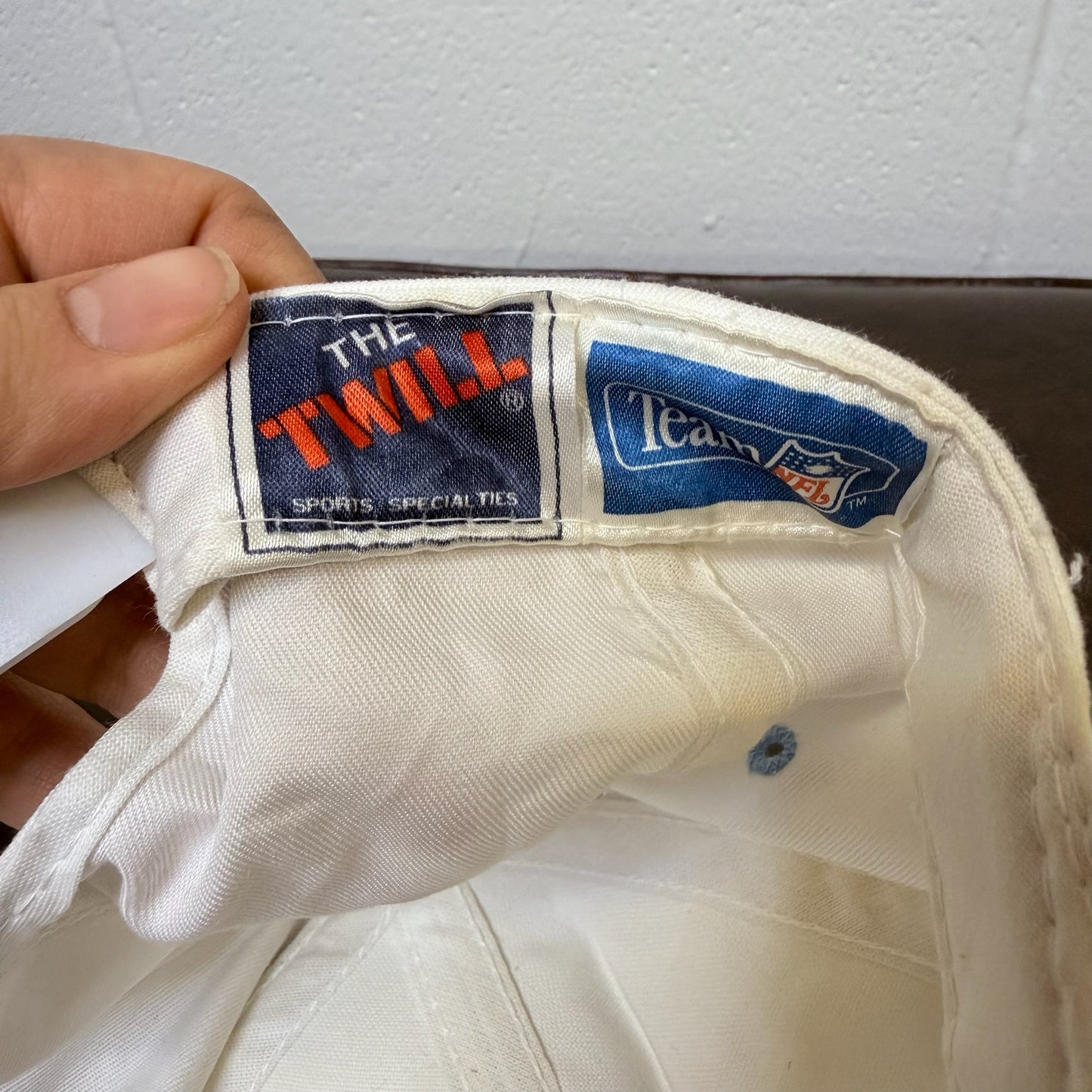 90s Houston Oilers Sports Specialties Script Snapback Hat