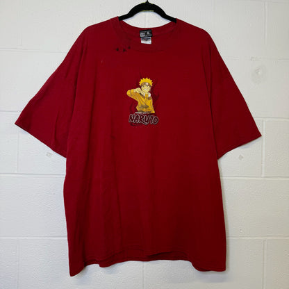 2002 Naruto Anime TV T-shirt Sz 2XL (B636)