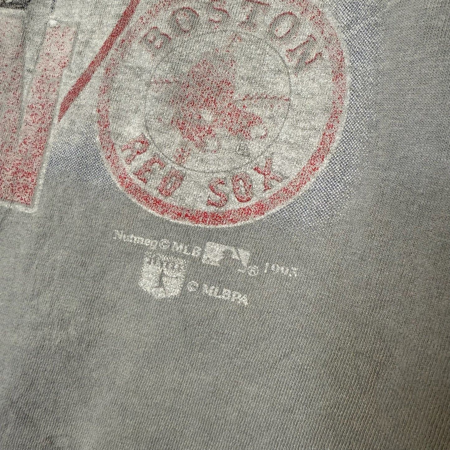 1995 Boston Red Sox Maurice Vaughn MLB T-shirt Sz XL (B660)