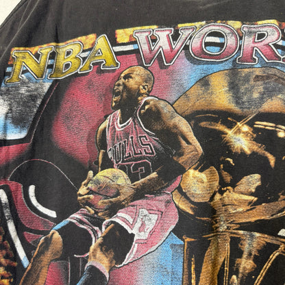 90's Chicago Bulls Rap Tee NBA T-shirt Sz XL (B439)