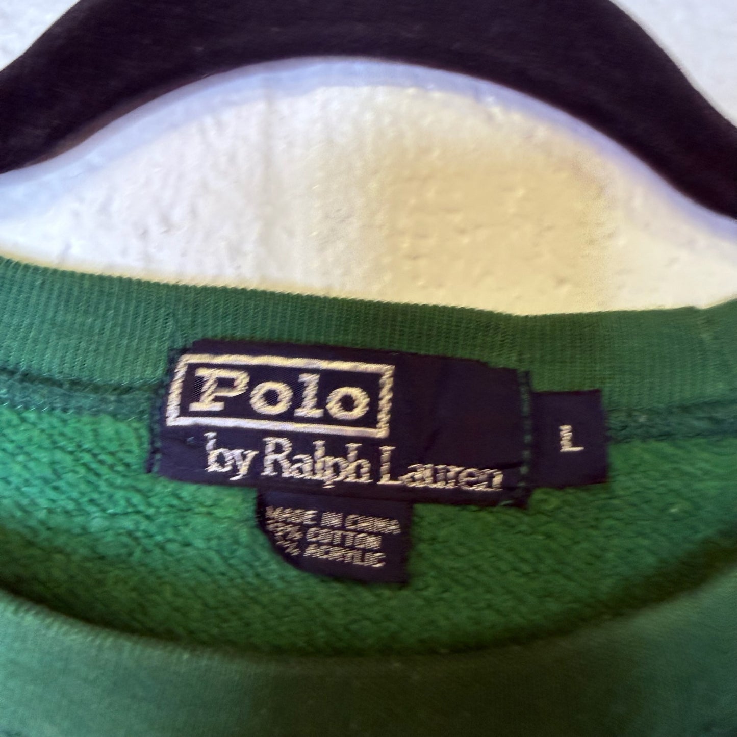 90's Polo Bear Ralph Lauren Crewneck Sz L