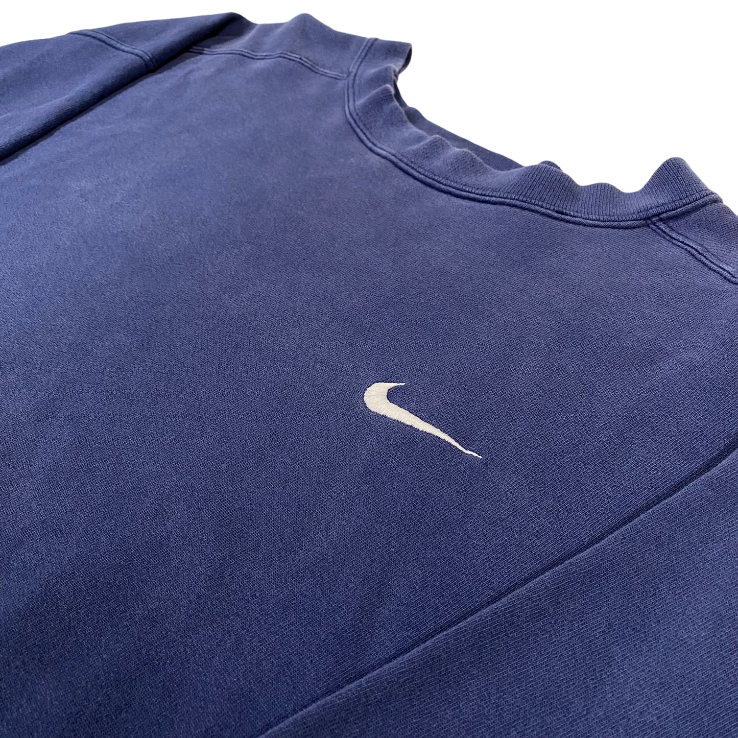 90’s Nike Mini Swoosh Navy Crewneck Sz XL (A2284)