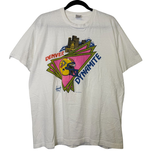 90s Denver Dynamite NFL T-Shirt Sz XL (B2914)