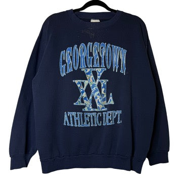 90s Georgetown Hoyas Crewneck Sz XL (A1631)