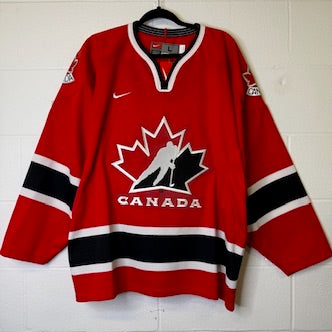 2000s Nike Team Canada Hockey Jersey Sz L (B1974)