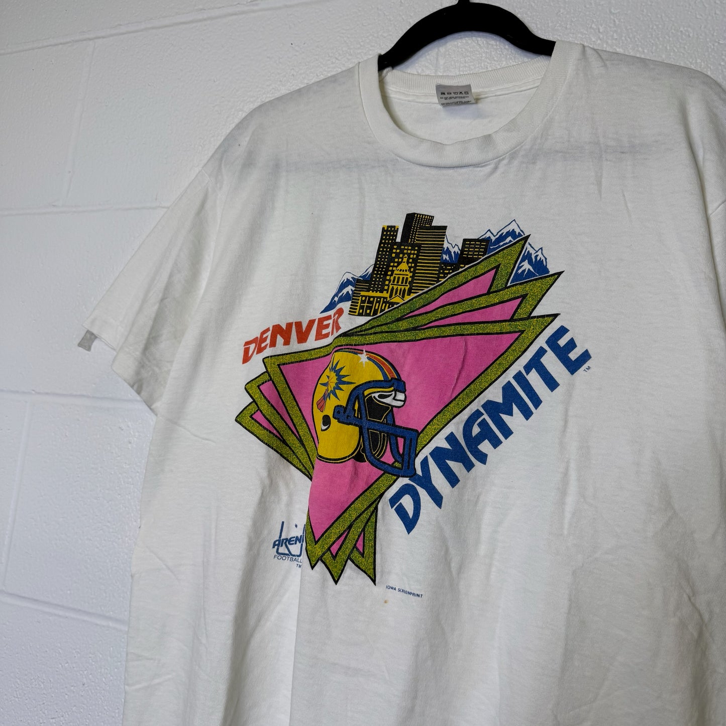 90s Denver Dynamite NFL T-Shirt Sz XL (B2914)