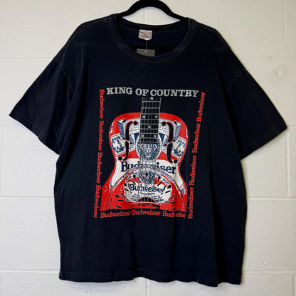 90's Budweiser Guitar T-shirt Sz XL (B1407)