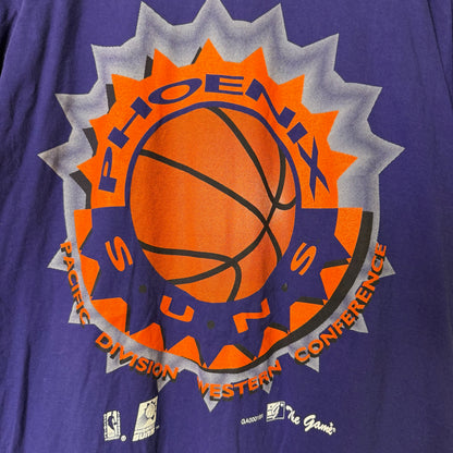 90's Phoenix Suns NBA T-Shirt Sz L (B693)